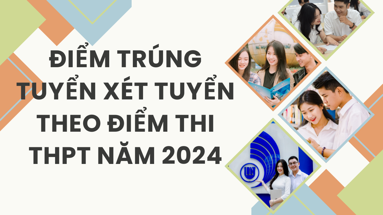 Điểm trúng tuyển vào các trường đại học thành viên, đơn vị thuộc và trực thuộc ĐHĐN theo phương thức xét kết quả kỳ thi THPT 2024